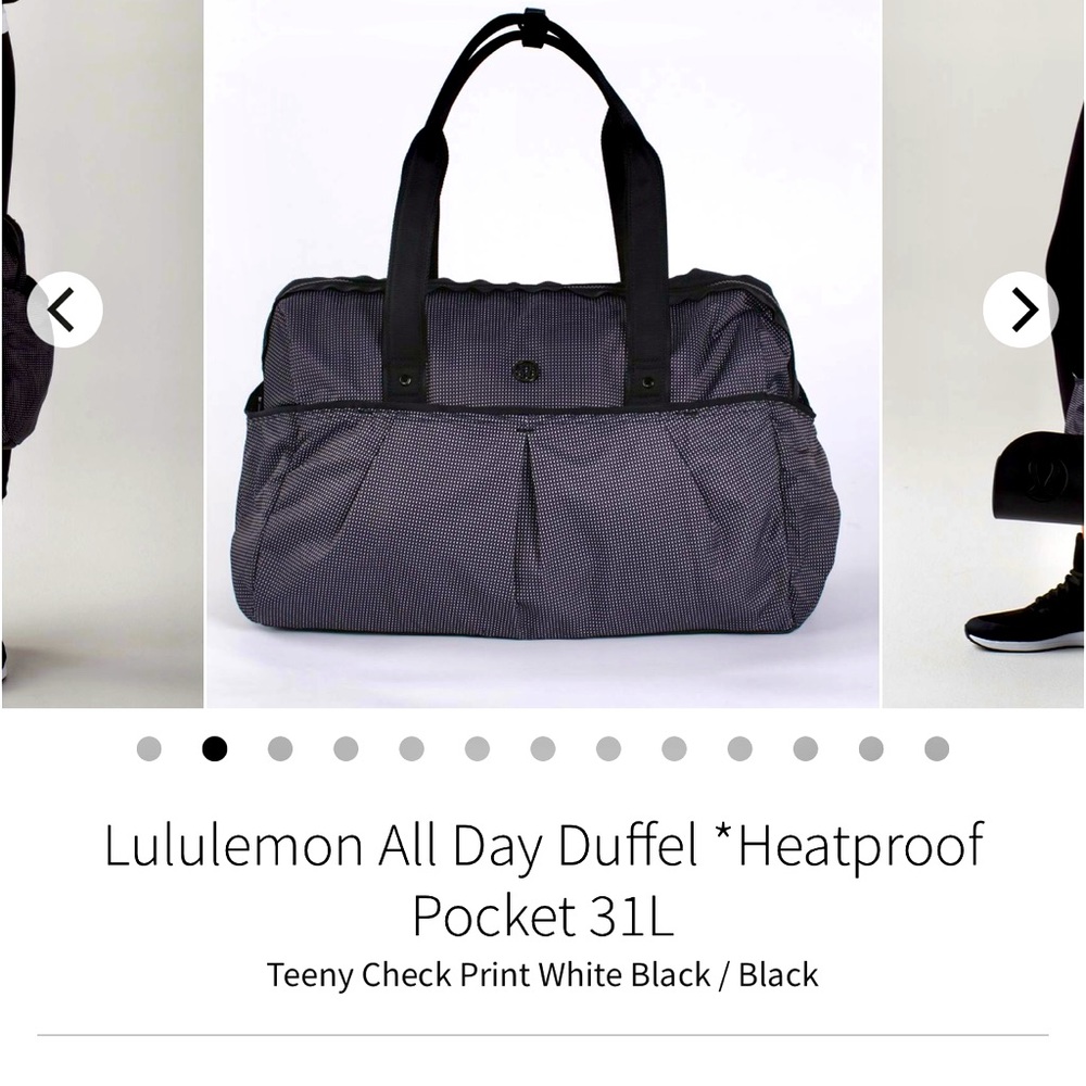 Rare Lululemon All Day Duffel bag, perfect for gym/yoga